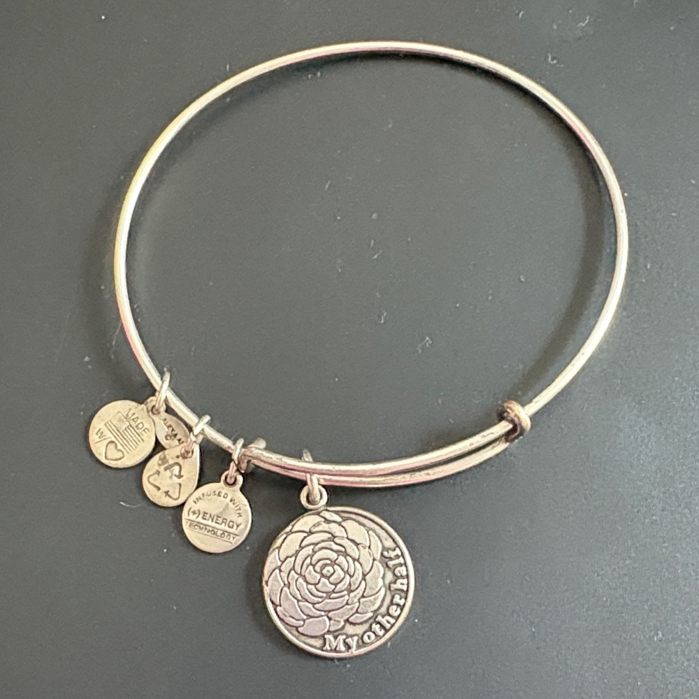 Alex and Ani Silver “My Other Half” Bracelet